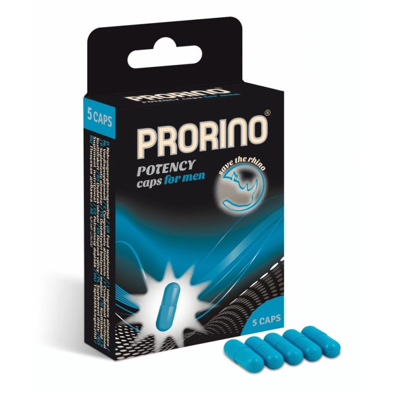 Kapsułki Na Potencję Dla Mężczyzn 5 szt - Prorino Potency 5pcs